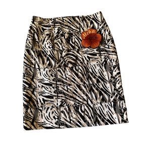 402. Alfani Womens Skirt Multicolored Stretch Straight Pencil Midi Lined P/P